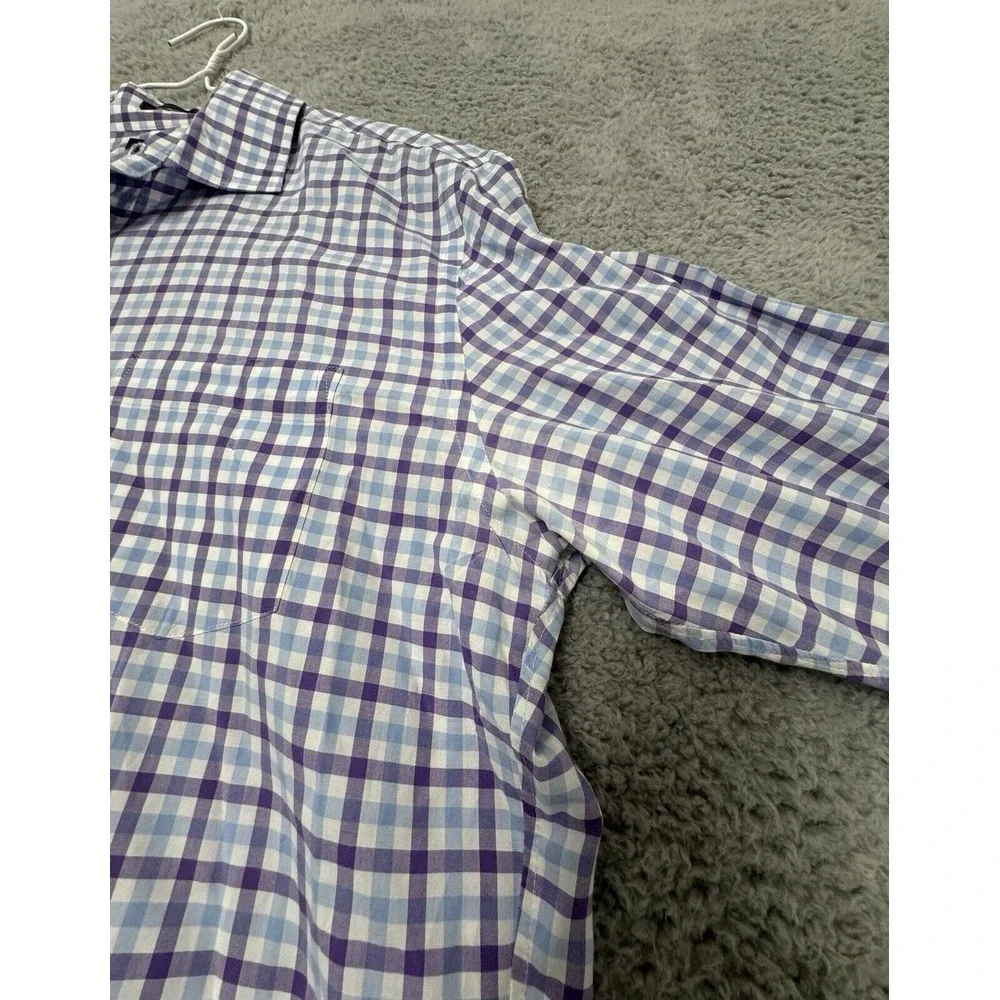 J. Crew Shirt Men's‎ L Plaid Button Down Long Sleeve Crosby 120's 2-ply Cotton